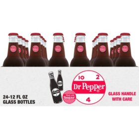 Dr Pepper Made with Sugar Soda 12 fl. oz., 24 pk.