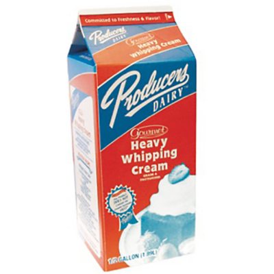 Producers Dairy Heavy Whipping Cream (1/2 gal.) Sam's Club