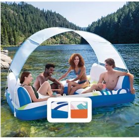 Intex Seabreeze 4-Person Island with Removable Canopy, Assorted Colors