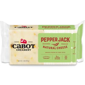 Cabot Pepper Jack Cheese 2 lb.