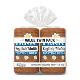 Master English Muffin Toasting Bread 16 oz., 2 pk.