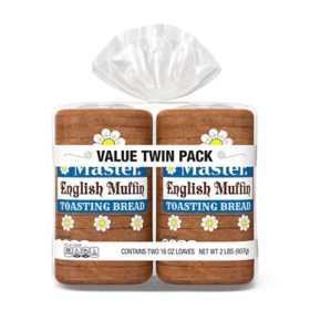 Master English Muffin Toasting Bread (16 oz., 2 pk.)