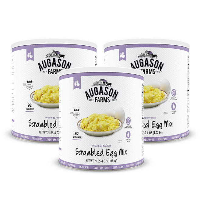 Augason Farms Scrambled Egg Mix (36 oz., 3 pk.)
