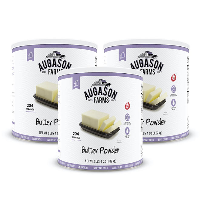 Augason Farms Butter Powder (36 oz., 3 pk.)