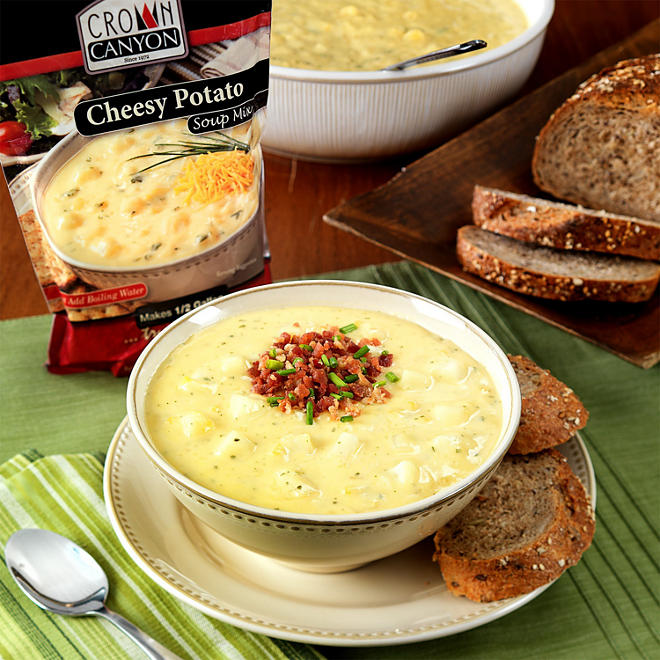 Crown Canyon&trade; Cheesy Potato Soup Mix Pouch - 6 pk. 
