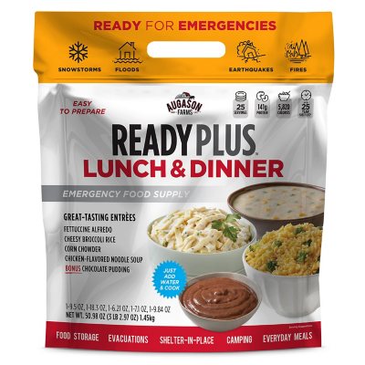 ready hour 4 week emergency food supply 284 servings - Amazon.com : Augason Farms 2 Week 1 Person Emergency Food Pail Survival Food  4 Gallon Pail (5-32202), 24lbs : Sports & Outdoors