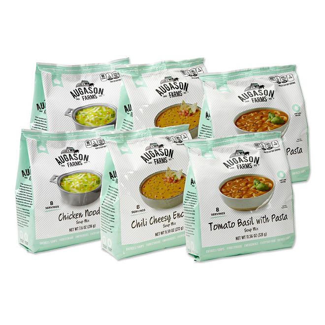 Augason Farms Pantry Pack, Soup Variety (6 Pouches)