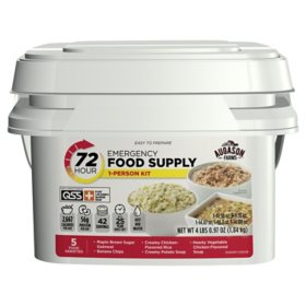 Augason Farms Emergency Food Supply (72-Hours 1-Person) QSS PLUS Certified