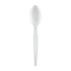 Dixie Plastic Cutlery, Heavyweight Teaspoons, White (1000 ct.)