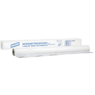 TABLE COVER/ Plastic, 300 ft per roll-Food Service – Croaker, Inc