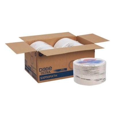 Dixie 500-Pack Paper Leak Proof Disposable Dinner Plates at