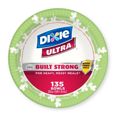 Dixie Ultra Paper Bowls 20 Oz Disposable Bowl 108 Pack (No Ship To CA)