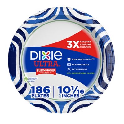 Dixie Ultra Heavyweight Dinner Paper Plates (10. 186 ct.) – Openbax