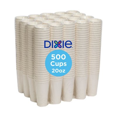 Dixie PerfecTouch Insulated Paper Cups, White (Various Sizes) - Sam's Club