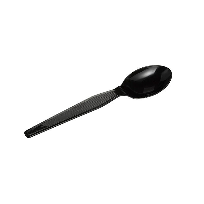 Dixie Plastic Cutlery, Heavyweight Teaspoons, Black (1000 ct.)