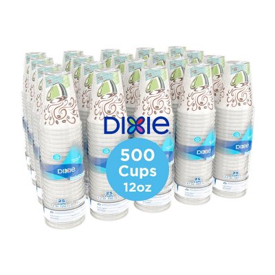 Dixie 5342DX Hot Cups  Paper  12 oz.  Coffee Dreams Design  500/Carton