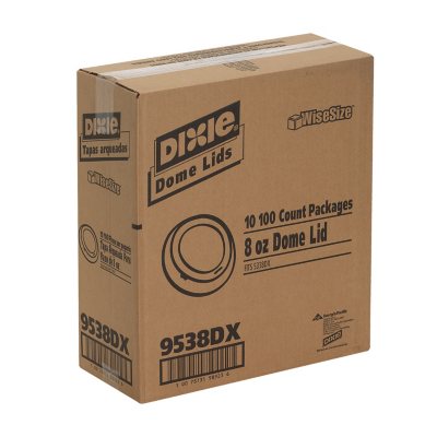 Details about   Dixie To Go Dome Plastic Hot Cup Lids White Lids 8 oz 500 ct 