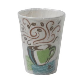 Dixie PerfecTouch Individually Wrapped Insulated Paper Cups, 1000 ct. (Various Sizes)