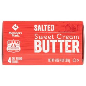 Member's Mark Salted Sweet Cream Butter, 1 lb., 4 ct.