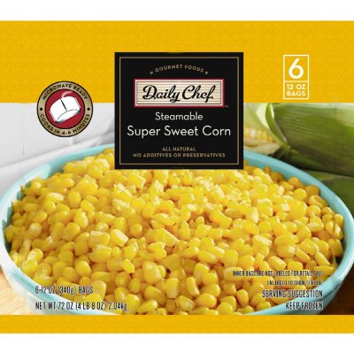 Daily Chef Steamable Super Sweet Corn (12 oz. bag, 6 ct.) - Sam's Club