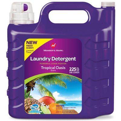 Member's Mark Liquid Laundry Detergent, Tropical Oasis 225 oz. 146