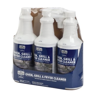 Safe/Clean Oven & Grill Cleaner Spray Heavy Duty - 60% Less Scrubbing - Eco-Friendly Food Safe Grill & Oven Degreaser