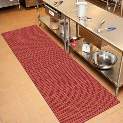 Slip Shield Mat, Slip Resistant Floor Mat, 3' x 5', Commercial