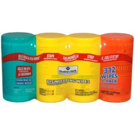 Member S Mark Disinfecting Wipes Variety Pack 4 Pk 78 Ct Each