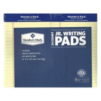 Member's Mark - Perforated Writing Pad - 5" x 8" - Canary - 24 ct.