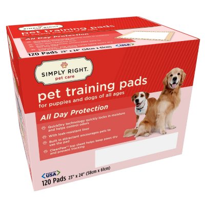 Sam's puppy sale pads