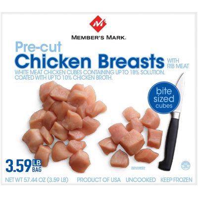 Member's Mark Pre-Cut Chicken Breasts (3.59 lbs.) - Sam's Club