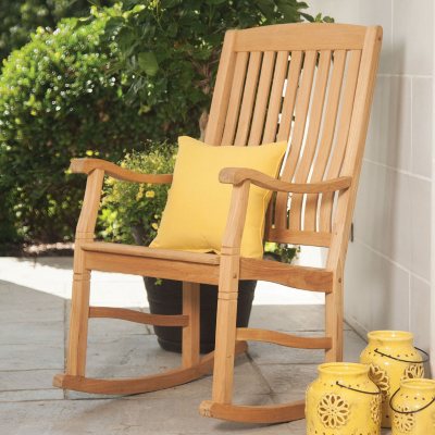 TEAK ROCKING CHAIR Sam s Club