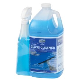 Member S Mark Glass Cleaner 32 Oz Spray Bottle 128 Oz Refill Sam S Club