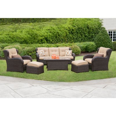 Member's Mark® Heritage Deep Seating Set with Premium Sunbrella® Fabric - 6  pcs. - Sam's Club