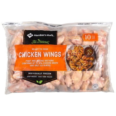 Kirkland Signature Organic Chicken Party Wings, 7 lb avg wt