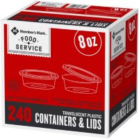 Member's Mark Deli Container with Lid (8 oz., 240 ct.)