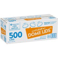 Member's Mark Dome Cup Plastic Lids - 12, 16, 20 oz. (500 ct.)