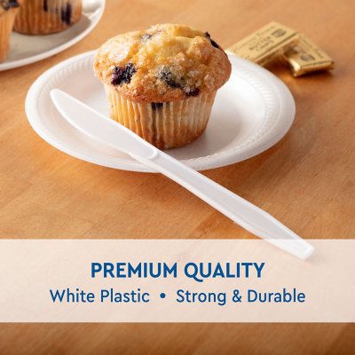 Member's Mark White Plastic Knives, Heavyweight (600 ct.) - Sam's Club