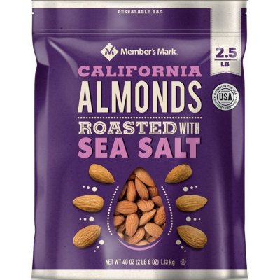 Member's Mark Roasted Almonds with Sea Salt (40 oz.) - Sam's Club