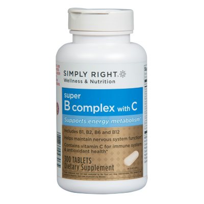 Simply Right - Super B Complex with C 300 ct. - Sam's Club