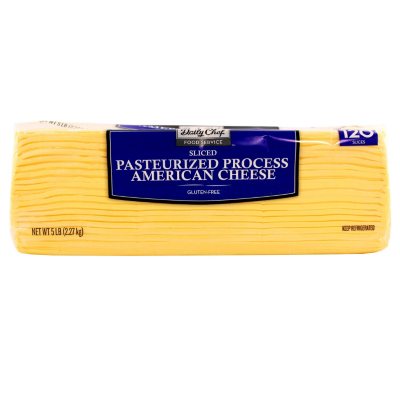 Daily Chef Sliced American Cheese (5 lbs.,120 slices) Sam's Club
