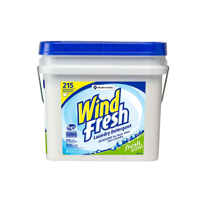Member's Mark WindFresh Laundry Detergent Bucket - 200 Loads - 32.5 lbs.
