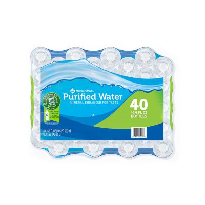 Member's Mark Purified Water ( fl. oz., 40 pk.) - Sam's Club