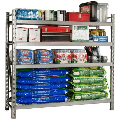 Member's Mark 4-Shelf Industrial Storage Rack (Black) - Sam's Club