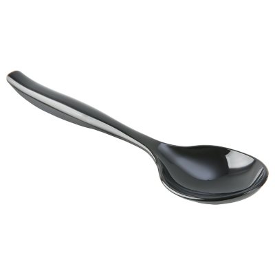 Plastic Spoons - Black Disposable Spoons