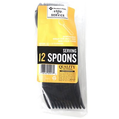 Black Disposable Plastic Serving Spoons (150 Serving Spoons), 150 Spoons -  Jay C Food Stores