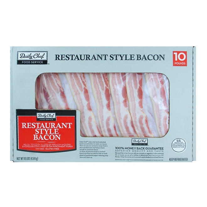 Daily Chef Foodservice Bacon (10 lbs.)