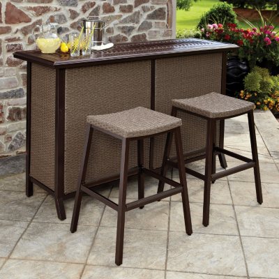 Member's Mark Fairbanks 3-Piece Bar set - Sam's Club