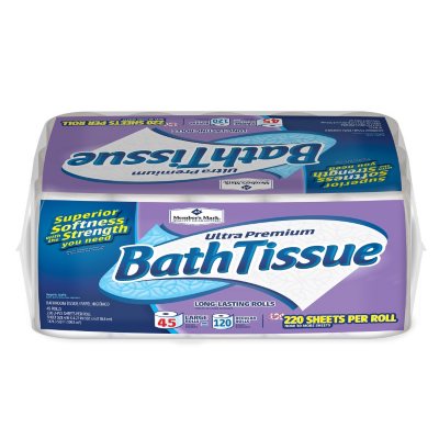 MM BATH TISSUE FQ 45 ROLL/220 SHEETS - Sam's Club