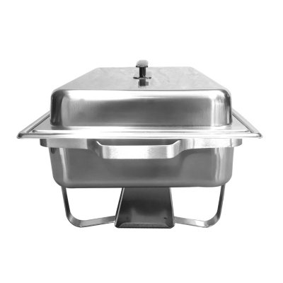 4 Pack Chafing Dish Buffet Set 8 Qt Stainless Steel Complete Chafer Set  Catering Warmer Set with Water Pan, Fuel Holder for Parties, Dinners